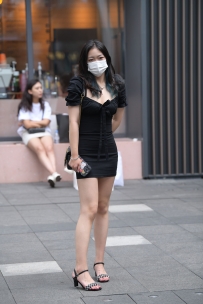 【精选街拍】Vol.2360 黑色包臀裙 [93P-2.04GB]