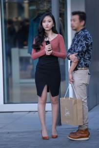 【精选街拍】Vol.2484 黑色紧身包臀裙短肉丝 [13P-264MB]