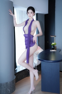 【遇糖圈】No.177_#晚苏susu_紫色礼裙_内购无水版_[85P-2.13GB]
