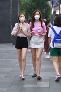 【精选街拍】Vol.2877 青春粉白搭配 [112P-2.96GB]