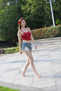 【精选街拍】Vol.2959 甜美牛仔短裤 [157P-3.26GB]