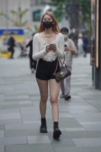 【精选街拍】Vol.2772 黑白搭配显身材 [133P-1.41GB]