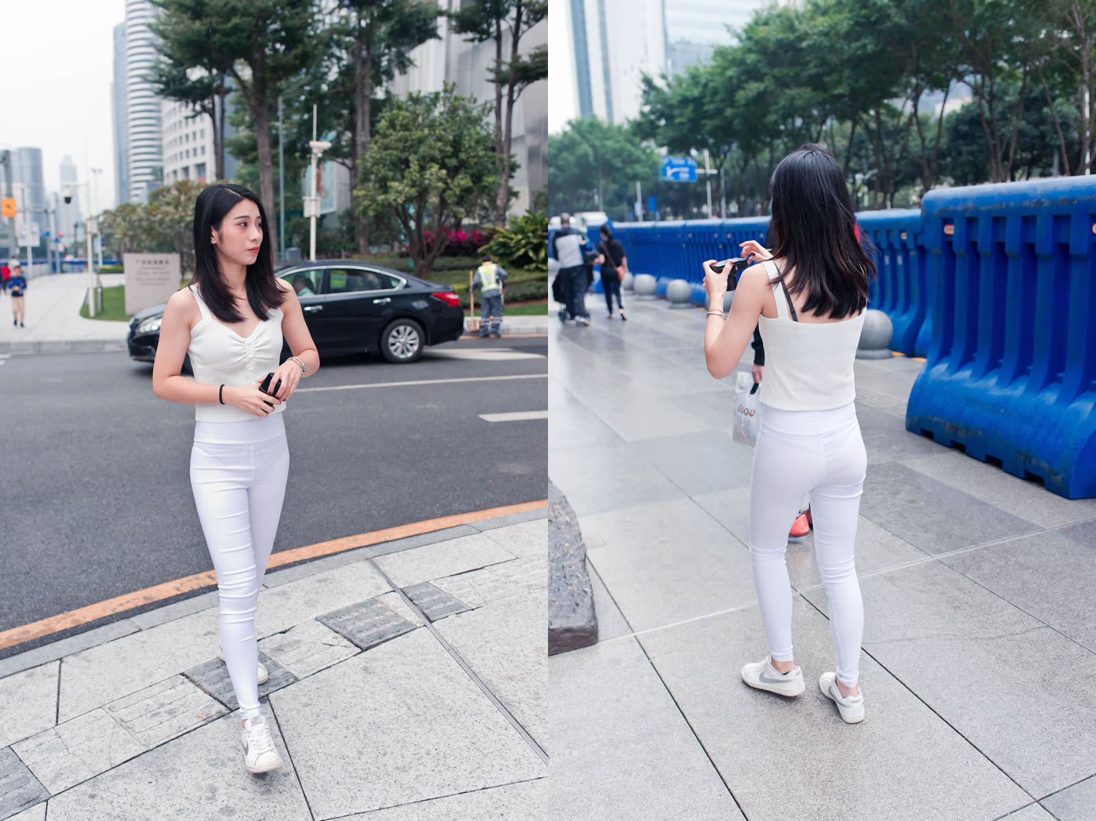 【精选街拍】Vol.0288 白色紧身裤美女 [263P-1.72GB]-【茹伊映画】